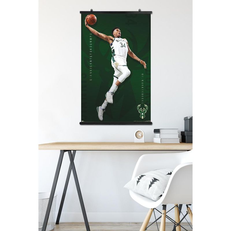 Trends International NBA Milwaukee Bucks - Giannis Antetokounmpo 19 Unframed Wall Poster Prints, 5 of 6
