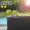 MaseiKar 100 Gallon Waterproof Deck Box, Lockable Resin Storage Box for Patio Furniture Cushions Garden Tools and Outdoor Delivery Storage - 3 of 4