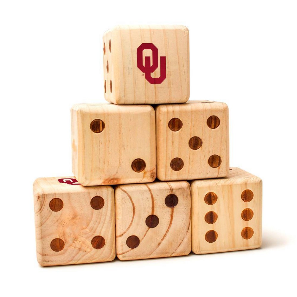 NCAA Oklahoma Sooners Lawn Bowling Yard Dice