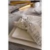 DII Multibead Napkin Ring Set of 6, Gold - 4 of 4