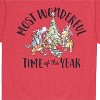Men's - Winnie the Pooh - Christmas Most Wonderful Time of the Year Short Sleeve Graphic T-Shirt - 2 of 4