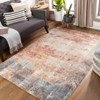 Hauteloom Kugluktuk Abstract Rust Red Performance Rug - 2 of 4