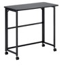 VYNXARIA Folding Desk Small Foldable Desk for Small Space, 31.5 Inches Writing Computer Desk in Study,80*40,black - 4 of 4