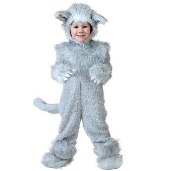 Halloweencostumes.com 2t Girl Girls Wolf Costume For Toddlers, Gray ...