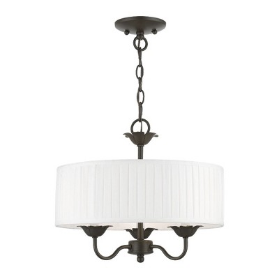 Livex Lighting Edinburgh 3 - Light Pendant in  English Bronze