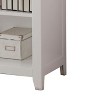 TOAOTBNBO 2-Tier Display Bookshelves Storage Organizer, Freestanding Bookcase with Tapered Legs Open Book Shelf for Bedroom, White - 3 of 4