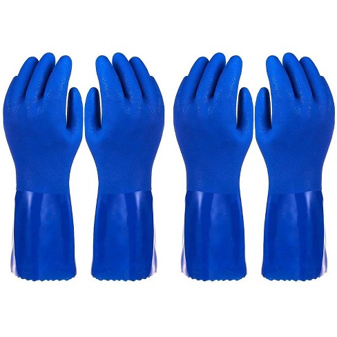 2 Pairs Cleaning Gloves XL Dishwashing Household Gloves for Women and Men 