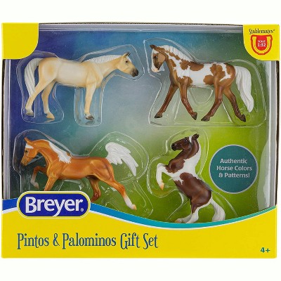 Breyer Animal Creations Breyer Stablemates 1:32 Scale Model Horse Gift Set | Pintos and Palominos