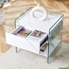 Accent Cabinet Modern with Drawer Storage for Bedroom or Living Room - 17.7"W - 3irtyhousy - 2 of 4