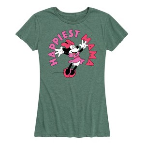 Women's - Disney - Happiest Mama Short Sleeve Graphic T-Shirt - 1 of 4