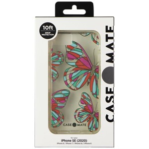 Case-Mate Print Hard Case for iPhone SE (3rd Gen)/SE (2020) - Butterflies - 1 of 1