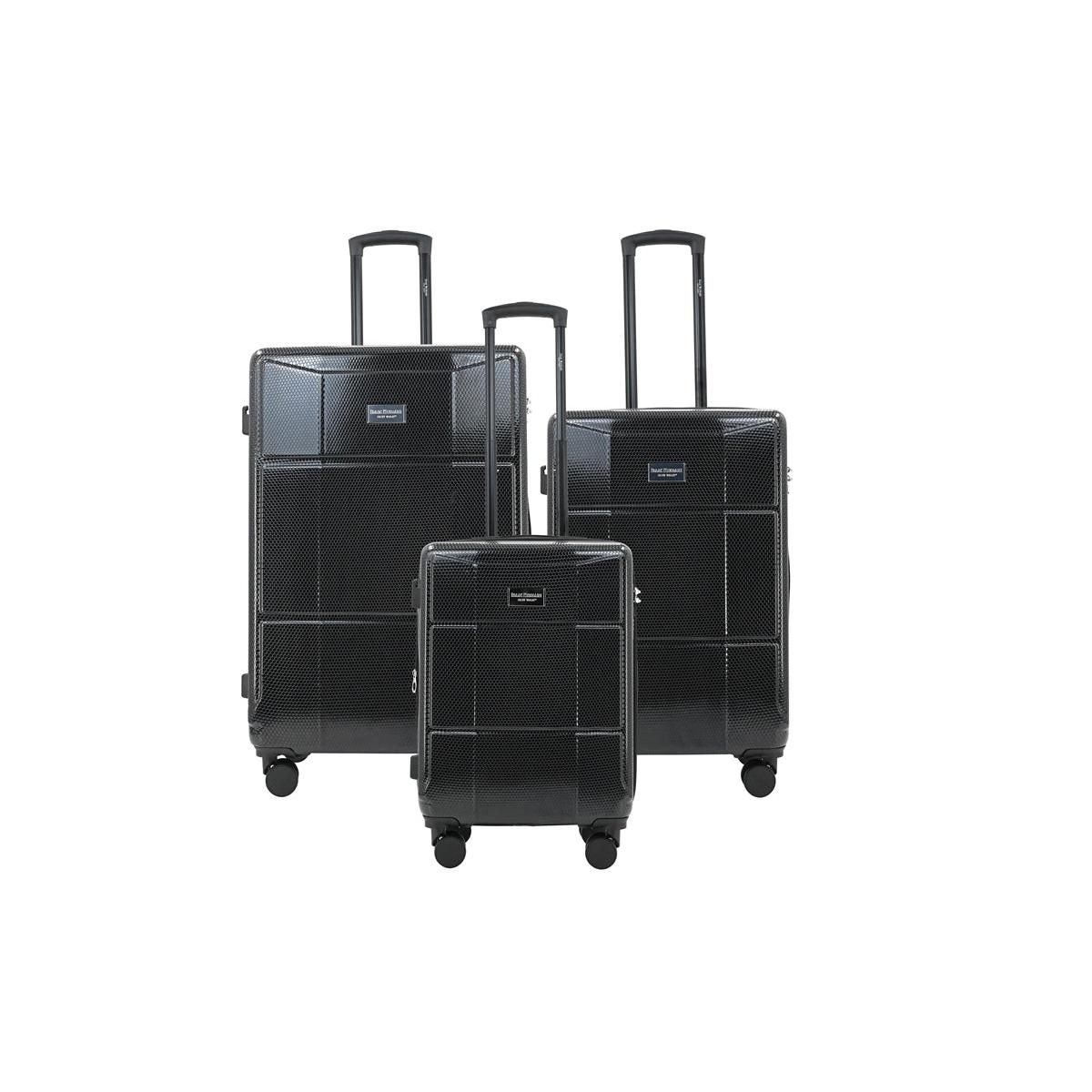 Isaac Mizrahi Aero 3-Piece Expandable Hardside Lightweight Luggage Set with 360 Spinner Wheels & Combo Lock