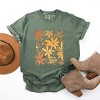 Simply Sage Market Fall Floral Glitter Garment Dyed Tee - 3 of 4