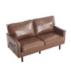 TiramisuBest Loveseat Sofa, Modular Sectional Sofa with Storage, Sideboard Buffet Style Design for Living Room - 2 of 4