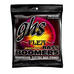 GHS M3045F Flea Signature Bass Boomers Medium Electric Bass Strings - 1 of 1
