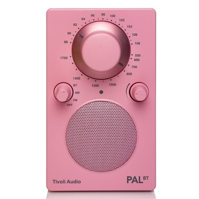 Tivoli Audio Pal Bt Bluetooth Am/fm Portable Radio & Speaker (pink