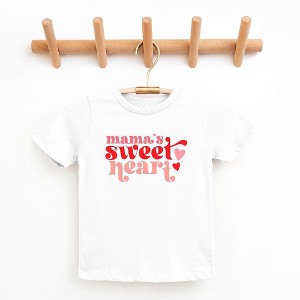 The Juniper Shop Pink Sweet Heart Toddler Short Sleeve Tee - 1 of 2