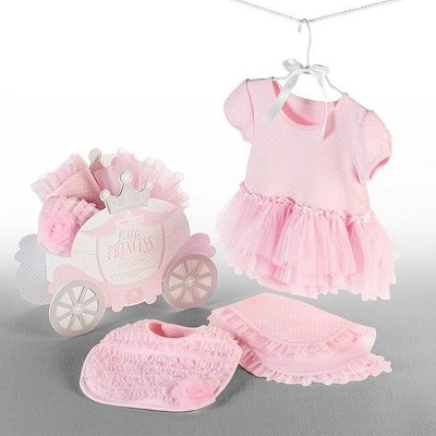 Image of Baby Aspen "Little Princess" Bib, Burp & Bodysuit for Baby | BA11046PK
