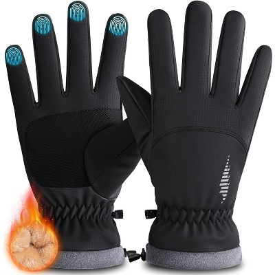 Sportneer Winter Waterproof Ski Snow Warm Gloves for Women Men, Windproof Cold Weather Thermal with Touchscreen Fingers