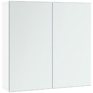 Yaheetech Frameless Mirror Cabinet with Two Frameless Mirrored Doors and Adjustable Shelf - 1 of 4