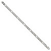 Chisel Stainless Steel Polished 6mm 8" Figaro Chain Bracelet - 3 of 4