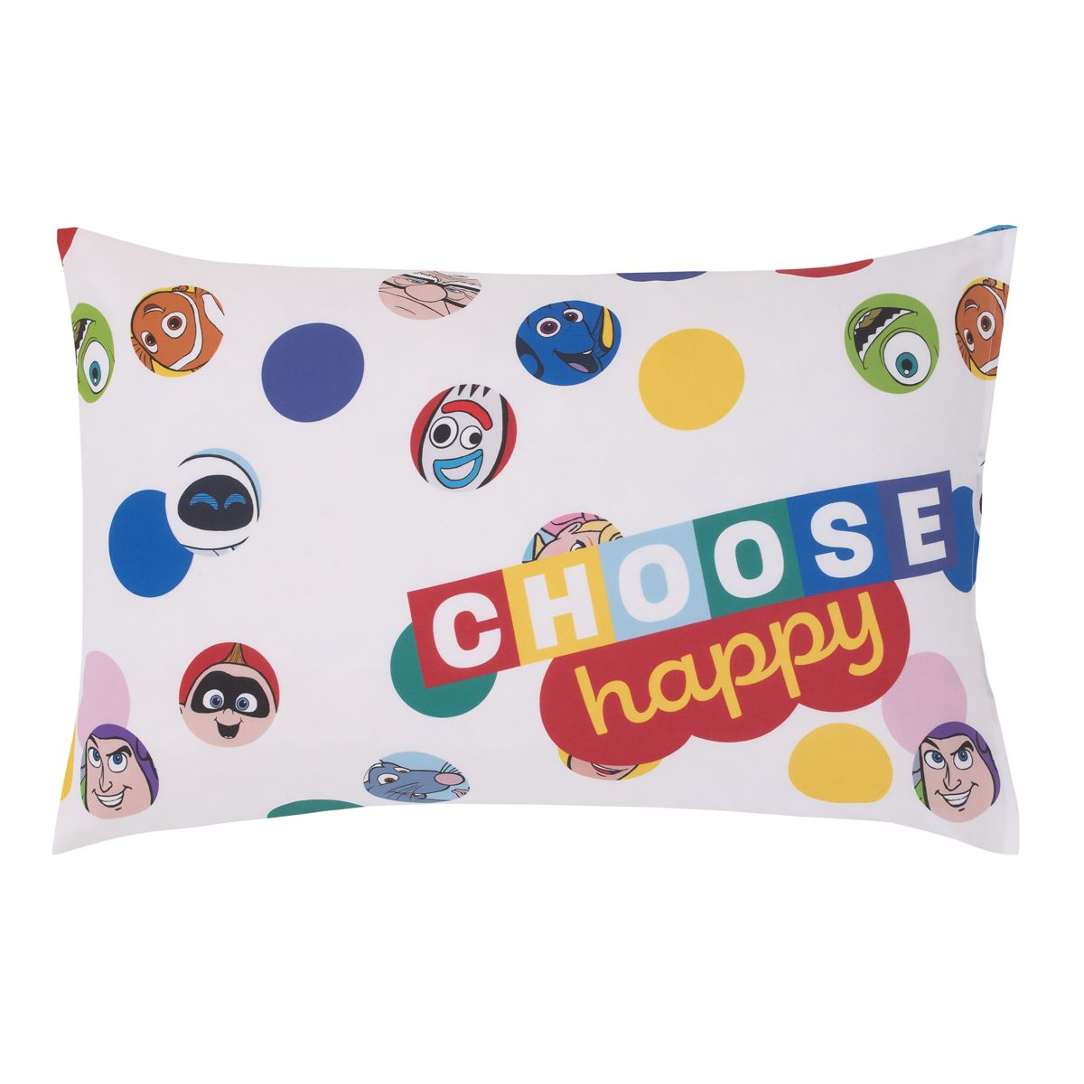 Disney Choose Happy Pixar Friends Multi-Colored 4 Piece Toddler Bed Set - thumbnail 6