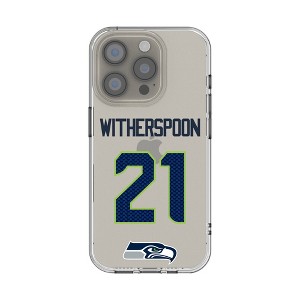 NFL Seattle Seahawks Players Game Tactic Clear Cell Phone Case for Apple iPhone - 1 of 4