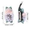 Unique Bargains Women's Fashion Flower Hair Pin 4.72"x2.56"x1.38" 1 Pc - 4 of 4