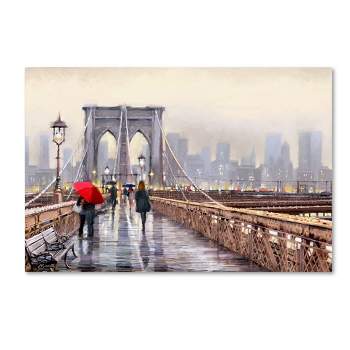 Brooklyn Bridge' by The Macneil Studio Ready to Hang Canvas Wall Art
