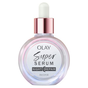 Olay Super Serum Night Repair Face Serum - Fragrance Free - 1.0 fl oz - 1 of 4