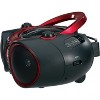 JENSEN CD490 Portable Stereo CD Player with AM/FM Radio and Aux Line-In, Red and Black - 3 of 4