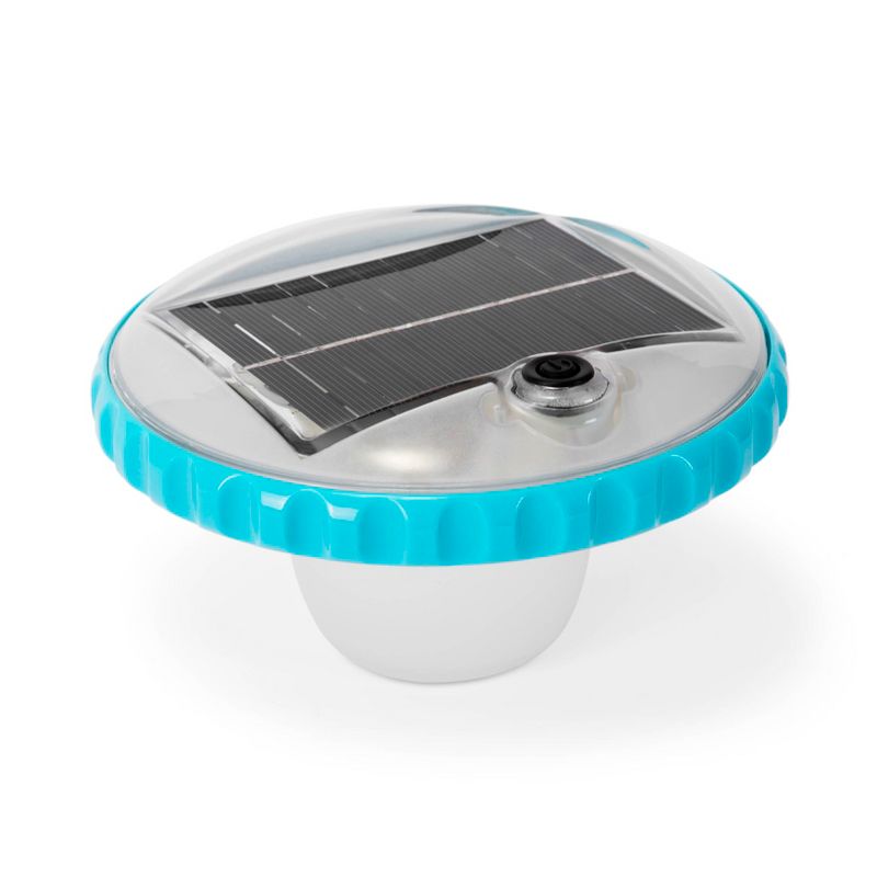 Intex 28690E Solar Powered LED Floating Light with Auto On and Auto Off, Color Changing and Static White Mode Swimming Pool Party Lights, 1 of 7