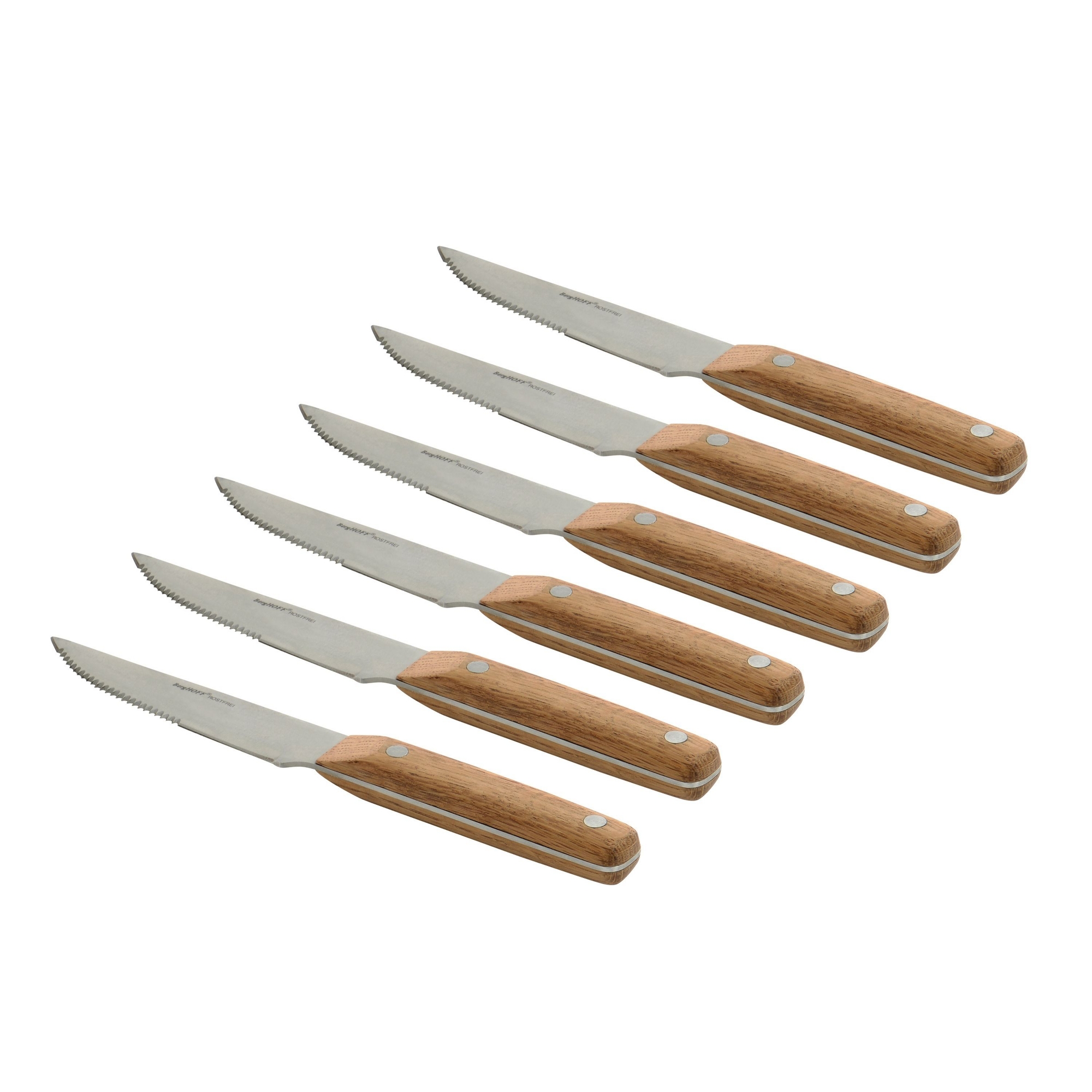 BergHOFF CollectNCook Stainless Steel Steak Knife, Set of 6