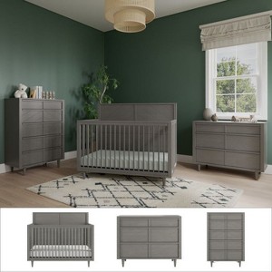 white christmas dresses Karisma Nursery Set (Quick-Ship) | Crib + Dresser main image 1