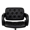 Poundex,Adjustable Height & Swivel Barstool in Faux Leather - 2 of 4