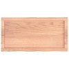 vidaXL Bathroom Countertop Light Brown 31.5"x15.7"x(0.8"-1.6") Treated Solid Wood - 4 of 4