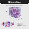 BalanceFrom Fitness 2.3 Inch Crush Proof Play Pit Balls with Reusable Mesh Storage Bag for Playpens, Bounce Houses, and Kiddie Pools - 3 of 4