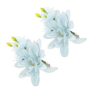 Unique Bargains New Ancient Gentle Flowers Hair Clip 2 Pcs - 1 of 4