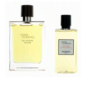 Terre D Hermes Vetiver 2 Pc Set Men's Eau Intense Spray 3.4, Shower Gel 2.8 Oz - 1 of 2