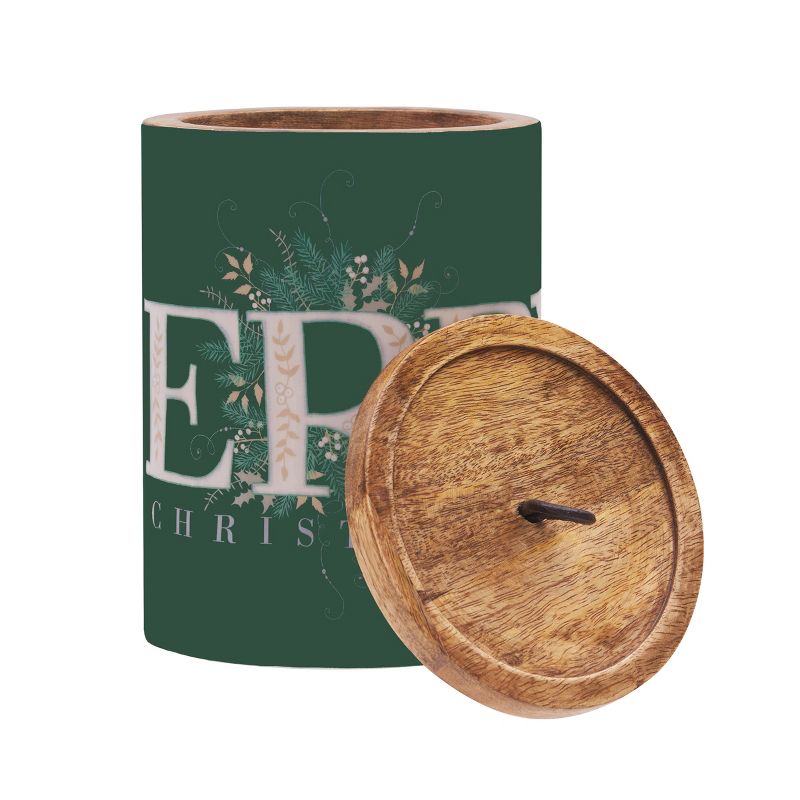 Gallerie II Emerald Christmas Canister Lg, 4 of 6