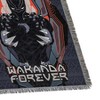 Northwest Black Panther Woven Tapestry Throw Blanket, 48" x 60", Panther Brave - 3 of 4