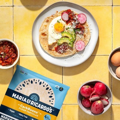 Maria & Ricardo's CarbBueno White Tortillas - 7.9oz
