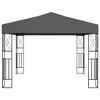 vidaXL Gazebo Anthracite Polyester fabric 9.8 x 9.8 ft Decorative Inlays - 2 of 2