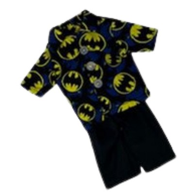 Doll Clothes Superstore Batman Shirt With Shorts Fits Ken and GI Joe  and 12 Inch Dolls