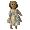 Doll Clothes Superstore Size 10 Matching Girl And Doll Pastel Colors and Glitter Dresses - 4 of 4