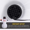 TopComfy Decorative Holiday Scene Props Christmas Blow Up Snowman Giant Inflatable Snowman Rotating Colorful for Home, White, 11.03"*11.03"*11.03" - 4 of 4