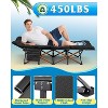Sportneer 1200D Double Layer Oxford Camping Cots for Adults, Folding Cots for Sleeping with Mattress, Outdoor Folding Bed with Carry Bag - 3 of 4