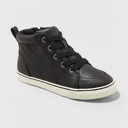 Boys' Florian Lace-Up Sneakers - Cat & Jack™ Black 13