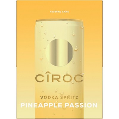 Ciroc Spritz Pineapple Passion - 4pk/355ml Cans