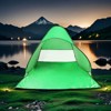 FURNIinspire Camping Tents Pop Up Beach Tent Sun Shade Shelter For Outdoor Beach Camping, Waterproof Tent Canopy, Green, 64.96"*59.06"*43.3" - 2 of 4